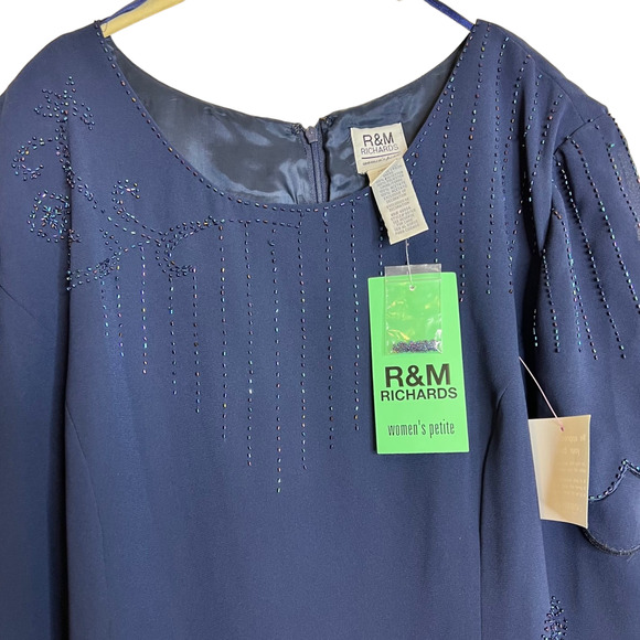 R&M Richards Deep Blue Maxi Dress - Picture 3 of 10